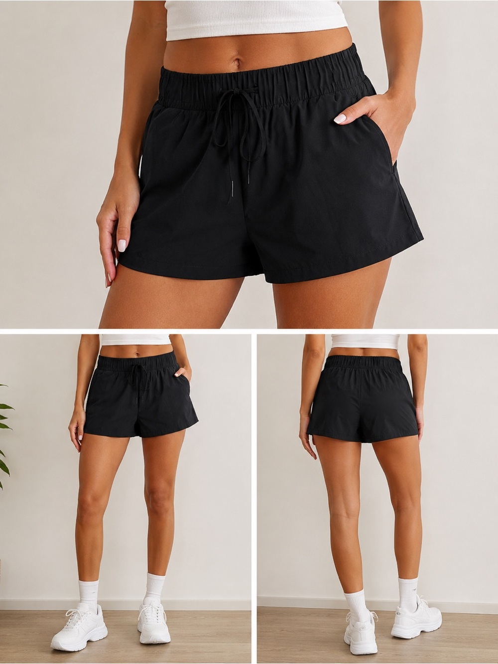 All in Motion Active Wide Leg Shorts Size Small NWT 3.5” Inseam